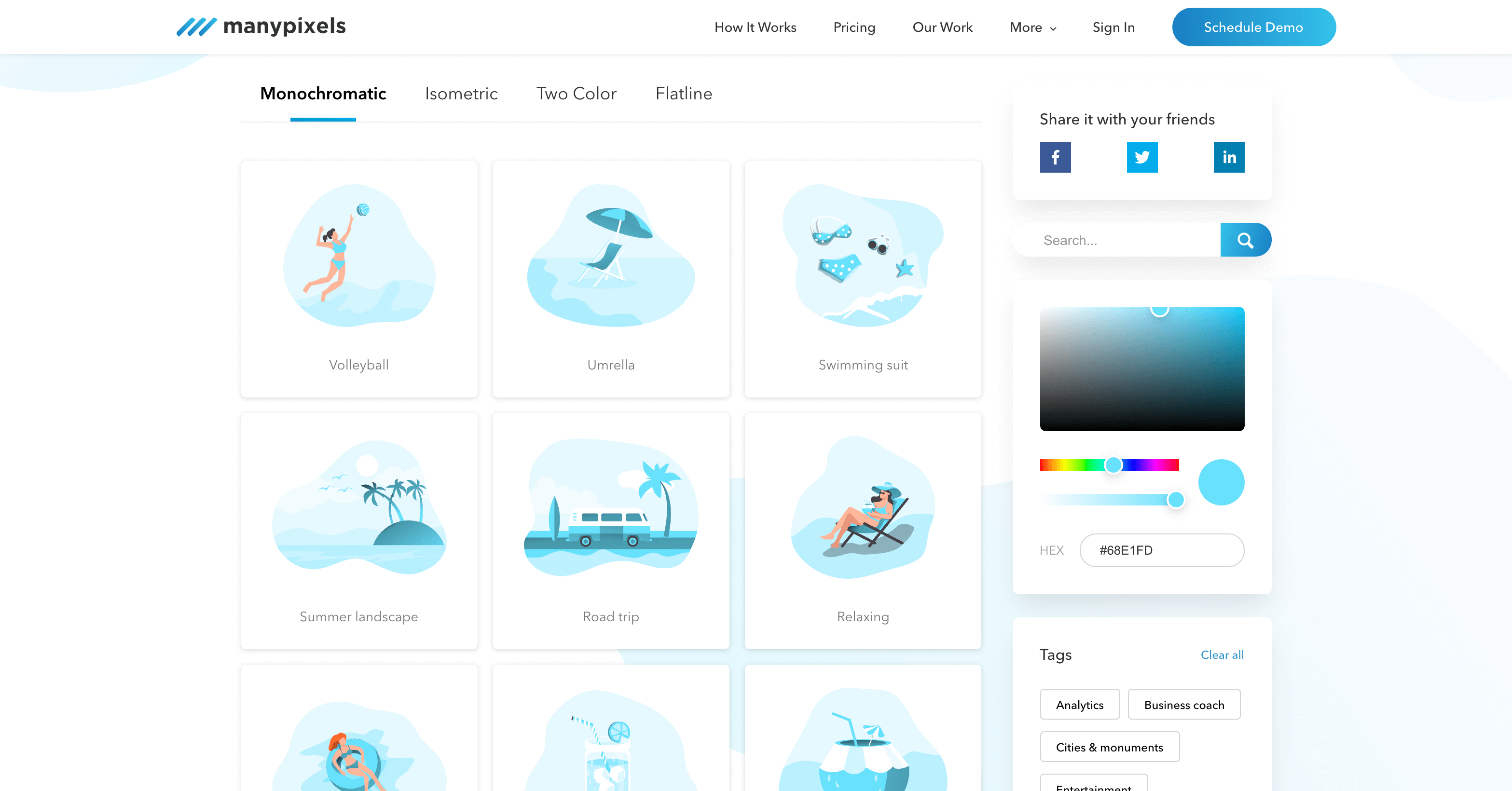 Illustration Gallery by ManyPixels | Open-Source Editable Illustrations